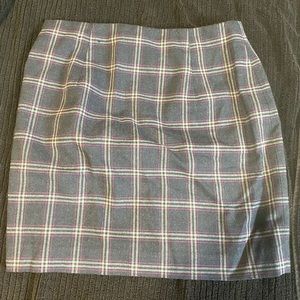 Banana Republic plaid mini skirt